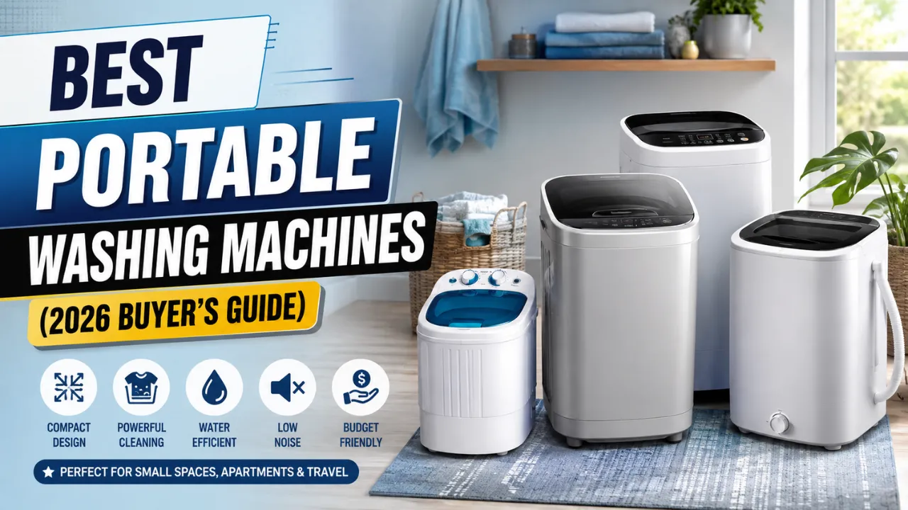 Best Portable Washing Machines (2026 Buyer’s Guide)