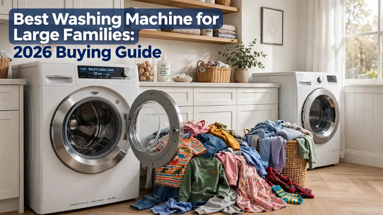 Best Washing Machine for Large Families