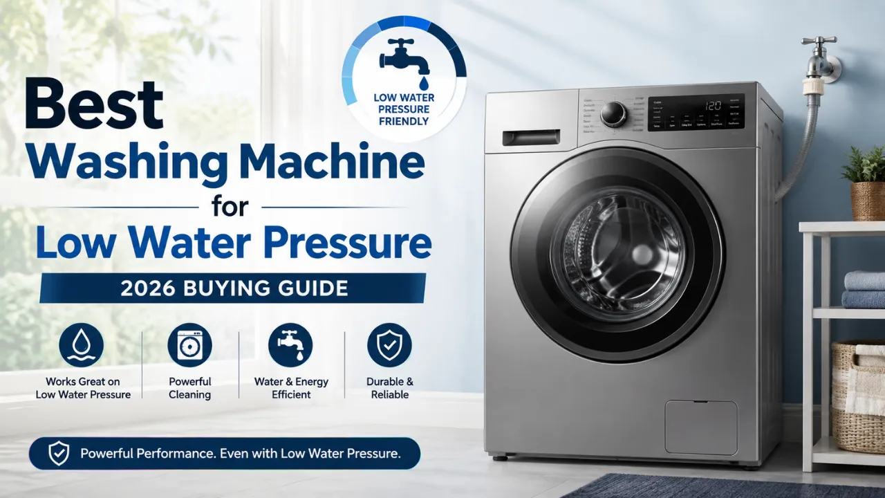 Best Washing Machine for Low Water Pressure