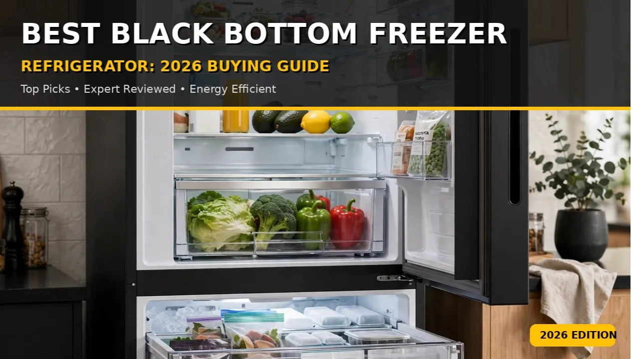 Best Black Bottom Freezer Refrigerator