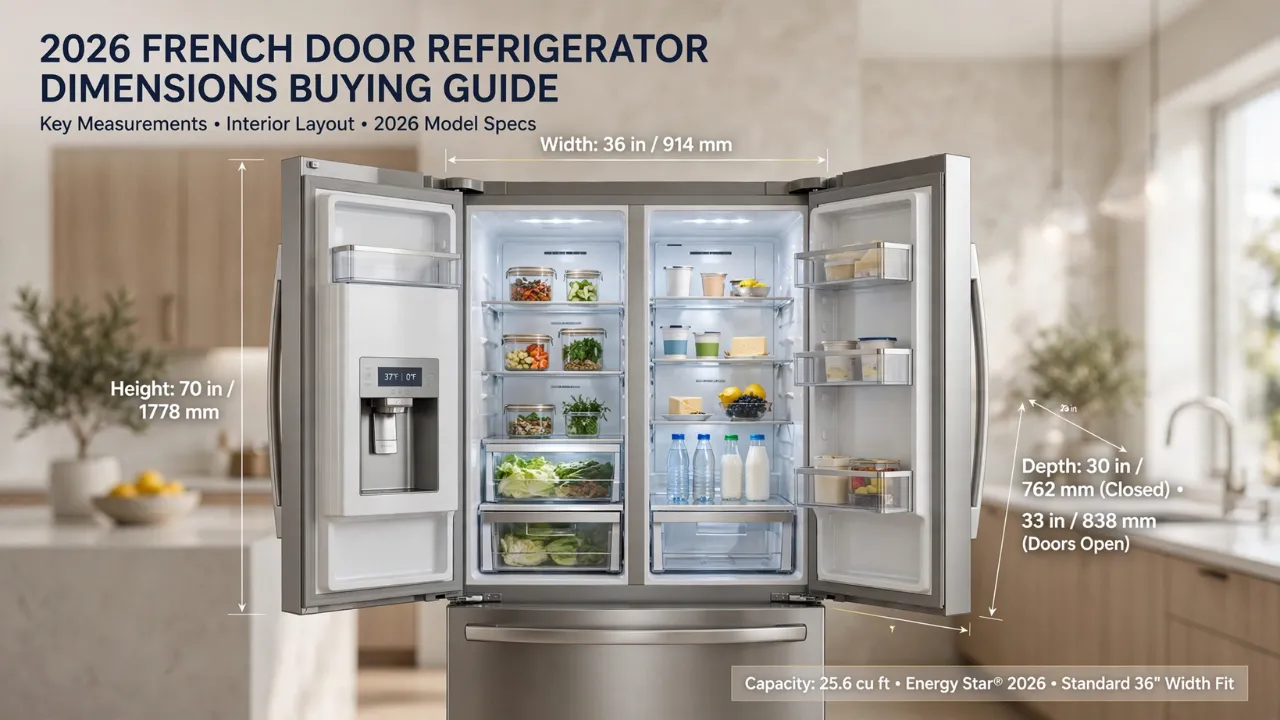 Best French Door Refrigerator Dimensions